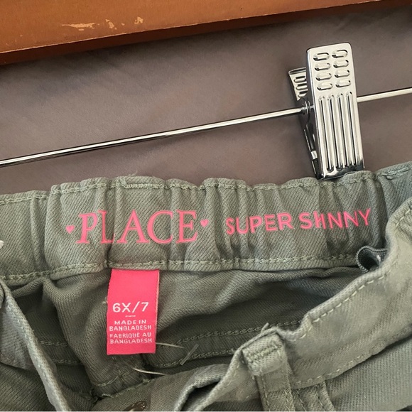 Childrens Place Light Sage Jeans with Button Fly - Picture 3 of 5